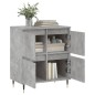 vidaXL Credenza Grigio Cemento 60x35x70 cm in Legno Multistrato vidaXL Credenza Grigio Cemento 60x35x70 cm in Legno Multistrato