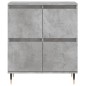 vidaXL Credenza Grigio Cemento 60x35x70 cm in Legno Multistrato vidaXL Credenza Grigio Cemento 60x35x70 cm in Legno Multistrato