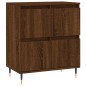 vidaXL Credenza Rovere Marrone 60x35x70 cm in Legno Multistrato vidaXL Credenza Rovere Marrone 60x35x70 cm in Legno Multistrato