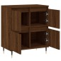 vidaXL Credenza Rovere Marrone 60x35x70 cm in Legno Multistrato vidaXL Credenza Rovere Marrone 60x35x70 cm in Legno Multistrato