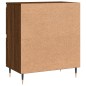 vidaXL Credenza Rovere Marrone 60x35x70 cm in Legno Multistrato vidaXL Credenza Rovere Marrone 60x35x70 cm in Legno Multistrato