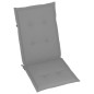 Sedie da Giardino Reclinabili 4 pz con Cuscini Massello Acacia Sedie da Giardino Reclinabili 4 pz con Cuscini Massello Acacia