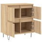 vidaXL Credenza Rovere Sonoma 60x35x70 cm in Legno Multistrato vidaXL Credenza Rovere Sonoma 60x35x70 cm in Legno Multistrato