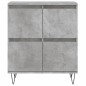 vidaXL Credenza Grigio Cemento 60x35x70 cm in Legno Multistrato vidaXL Credenza Grigio Cemento 60x35x70 cm in Legno Multistrato