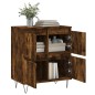 vidaXL Credenza Rovere Fumo 60x35x70 cm in Legno Multistrato