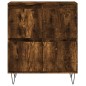 vidaXL Credenza Rovere Fumo 60x35x70 cm in Legno Multistrato