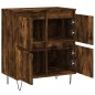 vidaXL Credenza Rovere Fumo 60x35x70 cm in Legno Multistrato