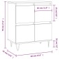 vidaXL Credenza Grigio Sonoma 60x35x70 cm in Legno Multistrato vidaXL Credenza Grigio Sonoma 60x35x70 cm in Legno Multistrato