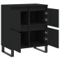 vidaXL Credenza Nero 60x35x70 cm in Legno Multistrato vidaXL Credenza Nero 60x35x70 cm in Legno Multistrato