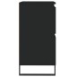 vidaXL Credenza Nero 60x35x70 cm in Legno Multistrato vidaXL Credenza Nero 60x35x70 cm in Legno Multistrato