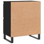 vidaXL Credenza Nero 60x35x70 cm in Legno Multistrato vidaXL Credenza Nero 60x35x70 cm in Legno Multistrato