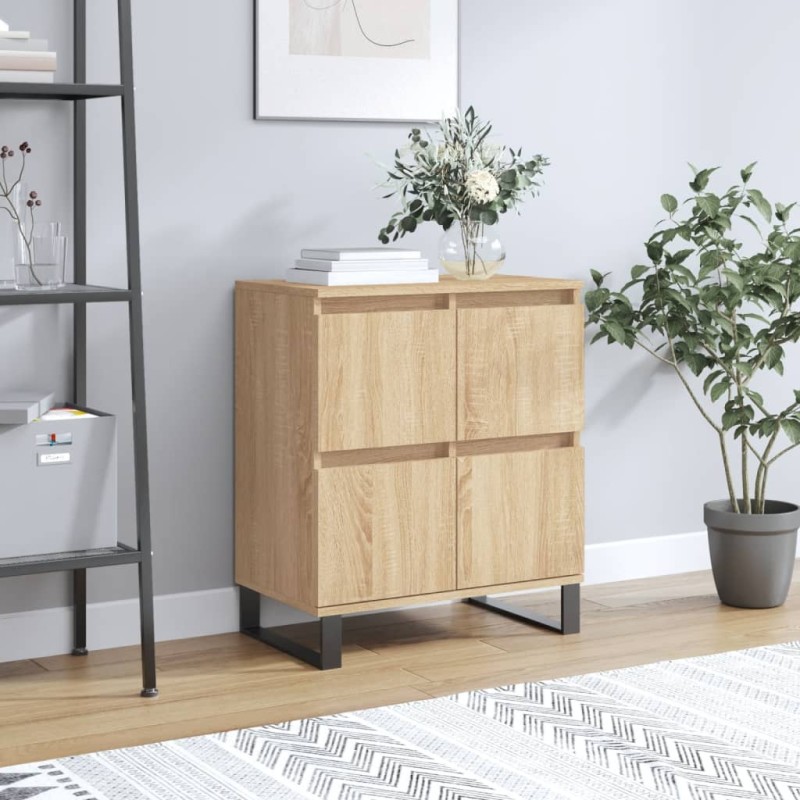 vidaXL Credenza Rovere Sonoma 60x35x70 cm in Legno Multistrato vidaXL Credenza Rovere Sonoma 60x35x70 cm in Legno Multistrato
