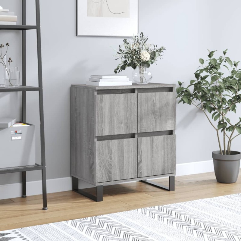 vidaXL Credenza Grigio Sonoma 60x35x70 cm in Legno Multistrato vidaXL Credenza Grigio Sonoma 60x35x70 cm in Legno Multistrato