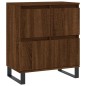 vidaXL Credenza Rovere Marrone 60x35x70 cm in Legno Multistrato vidaXL Credenza Rovere Marrone 60x35x70 cm in Legno Multistrato