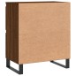 vidaXL Credenza Rovere Marrone 60x35x70 cm in Legno Multistrato vidaXL Credenza Rovere Marrone 60x35x70 cm in Legno Multistrato