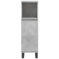 vidaXL Armadietto Bagno Grigio Cemento 30x30x100 cm Legno Multistrato vidaXL Armadietto Bagno Grigio Cemento 30x30x100 cm Legno Multistrato