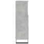 vidaXL Armadietto Bagno Grigio Cemento 30x30x100 cm Legno Multistrato vidaXL Armadietto Bagno Grigio Cemento 30x30x100 cm Legno Multistrato