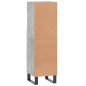 vidaXL Armadietto Bagno Grigio Cemento 30x30x100 cm Legno Multistrato vidaXL Armadietto Bagno Grigio Cemento 30x30x100 cm Legno Multistrato