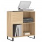 vidaXL Mobile Porta Dischi Rovere Sonoma 84,5x38x89 Legno Multistrato vidaXL Mobile Porta Dischi Rovere Sonoma 84,5x38x89 Legno Multistrato