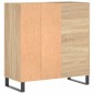 vidaXL Mobile Porta Dischi Rovere Sonoma 84,5x38x89 Legno Multistrato vidaXL Mobile Porta Dischi Rovere Sonoma 84,5x38x89 Legno Multistrato