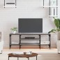 vidaXL Mobile TV Grigio Sonoma 121x35x45 cm Legno Multistrato e Ferro