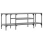vidaXL Mobile TV Grigio Sonoma 121x35x45 cm Legno Multistrato e Ferro