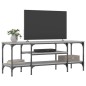 vidaXL Mobile TV Grigio Sonoma 121x35x45 cm Legno Multistrato e Ferro
