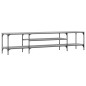 vidaXL Mobile TV Grigio Sonoma 201x35x45 cm Legno Multistrato e Ferro