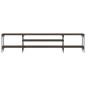 vidaXL Mobile TV Rovere Marrone 201x35x45 cm Legno Multistrato e Ferro