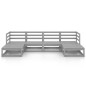 vidaXL Set Divani da Giardino 6 pz in Legno Massello di Pino vidaXL Set Divani da Giardino 6 pz in Legno Massello di Pino