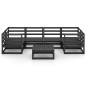 vidaXL Set Divani da Giardino 7 pz in Legno Massello di Pino vidaXL Set Divani da Giardino 7 pz in Legno Massello di Pino