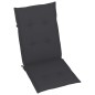 Sedie da Giardino Reclinabili 4 pz con Cuscini Massello Acacia Sedie da Giardino Reclinabili 4 pz con Cuscini Massello Acacia