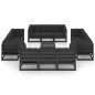 vidaXL Set Divani da Giardino 13 pz con Cuscini Legno Massello di Pino vidaXL Set Divani da Giardino 13 pz con Cuscini Legno Massello di Pino