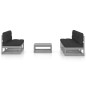 vidaXL Set Divani da Giardino 6 pz con Cuscini Legno Massello Pino vidaXL Set Divani da Giardino 6 pz con Cuscini Legno Massello Pino