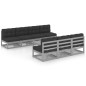 vidaXL Set Divani da Giardino 8 pz con Cuscini Legno Massello Pino vidaXL Set Divani da Giardino 8 pz con Cuscini Legno Massello Pino