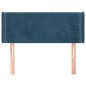 Testiera ad Orecchio Blu Scuro 83x16x78/88 cm in Velluto Testiera ad Orecchio Blu Scuro 83x16x78/88 cm in Velluto