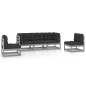 vidaXL Set Divani da Giardino 5 pz con Cuscini Legno Massello di Pino vidaXL Set Divani da Giardino 5 pz con Cuscini Legno Massello di Pino