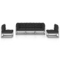 vidaXL Set Divani da Giardino 5 pz con Cuscini Legno Massello di Pino vidaXL Set Divani da Giardino 5 pz con Cuscini Legno Massello di Pino