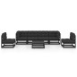 vidaXL Set Divani da Giardino 7 pz con Cuscini Legno Massello di Pino vidaXL Set Divani da Giardino 7 pz con Cuscini Legno Massello di Pino