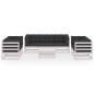vidaXL Set Divani da Giardino 8 pz con Cuscini Legno Massello di Pino vidaXL Set Divani da Giardino 8 pz con Cuscini Legno Massello di Pino
