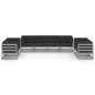 vidaXL Set Divani da Giardino 8 pz con Cuscini Legno Massello Pino vidaXL Set Divani da Giardino 8 pz con Cuscini Legno Massello Pino