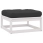 vidaXL Set Divani da Giardino 4 pz con Cuscini Legno Massello Pino