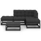 vidaXL Set Divani da Giardino 5 pz con Cuscini Legno Massello Pino vidaXL Set Divani da Giardino 5 pz con Cuscini Legno Massello Pino
