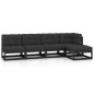 vidaXL Set Divani da Giardino 5 pz con Cuscini Legno Massello di Pino vidaXL Set Divani da Giardino 5 pz con Cuscini Legno Massello di Pino
