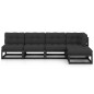 vidaXL Set Divani da Giardino 5 pz con Cuscini Legno Massello di Pino vidaXL Set Divani da Giardino 5 pz con Cuscini Legno Massello di Pino