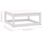 vidaXL Set Divani da Giardino 5 pz con Cuscini Legno Massello Pino