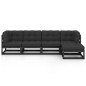 vidaXL Set Divani da Giardino 5 pz con Cuscini Legno Massello di Pino vidaXL Set Divani da Giardino 5 pz con Cuscini Legno Massello di Pino