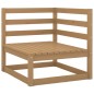 vidaXL Set Salotto Giardino 9 pz con Cuscini in Legno Massello di Pino vidaXL Set Salotto Giardino 9 pz con Cuscini in Legno Massello di Pino