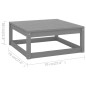 vidaXL Set Divani da Giardino 8 pz con Cuscini Legno Massello Pino vidaXL Set Divani da Giardino 8 pz con Cuscini Legno Massello Pino