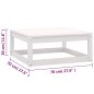 vidaXL Set Salotto Giardino 10pz Cuscini Antracite Legno Massello Pino
